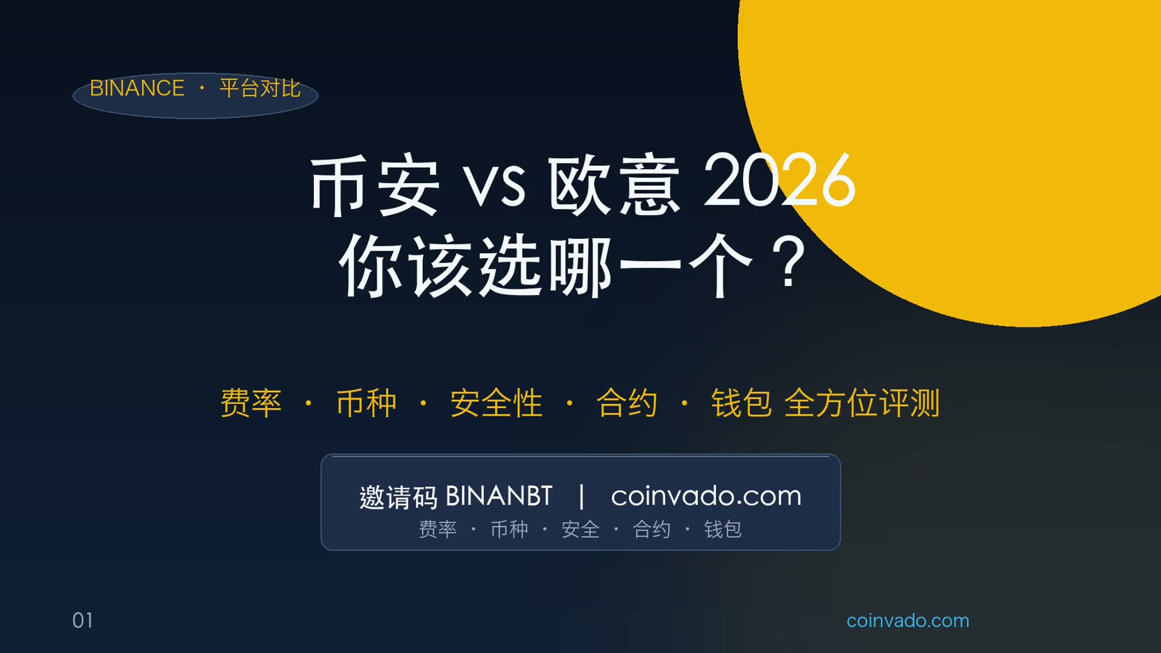 币安 vs 欧意 OKX 2026 对比｜费率/币种/安全性/合约/Web3 全解析