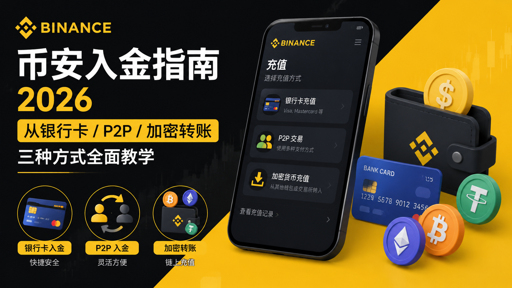 Binance Deposit Guide 2026: How to Fund Your Account with Credit Card, P2P & Crypto
