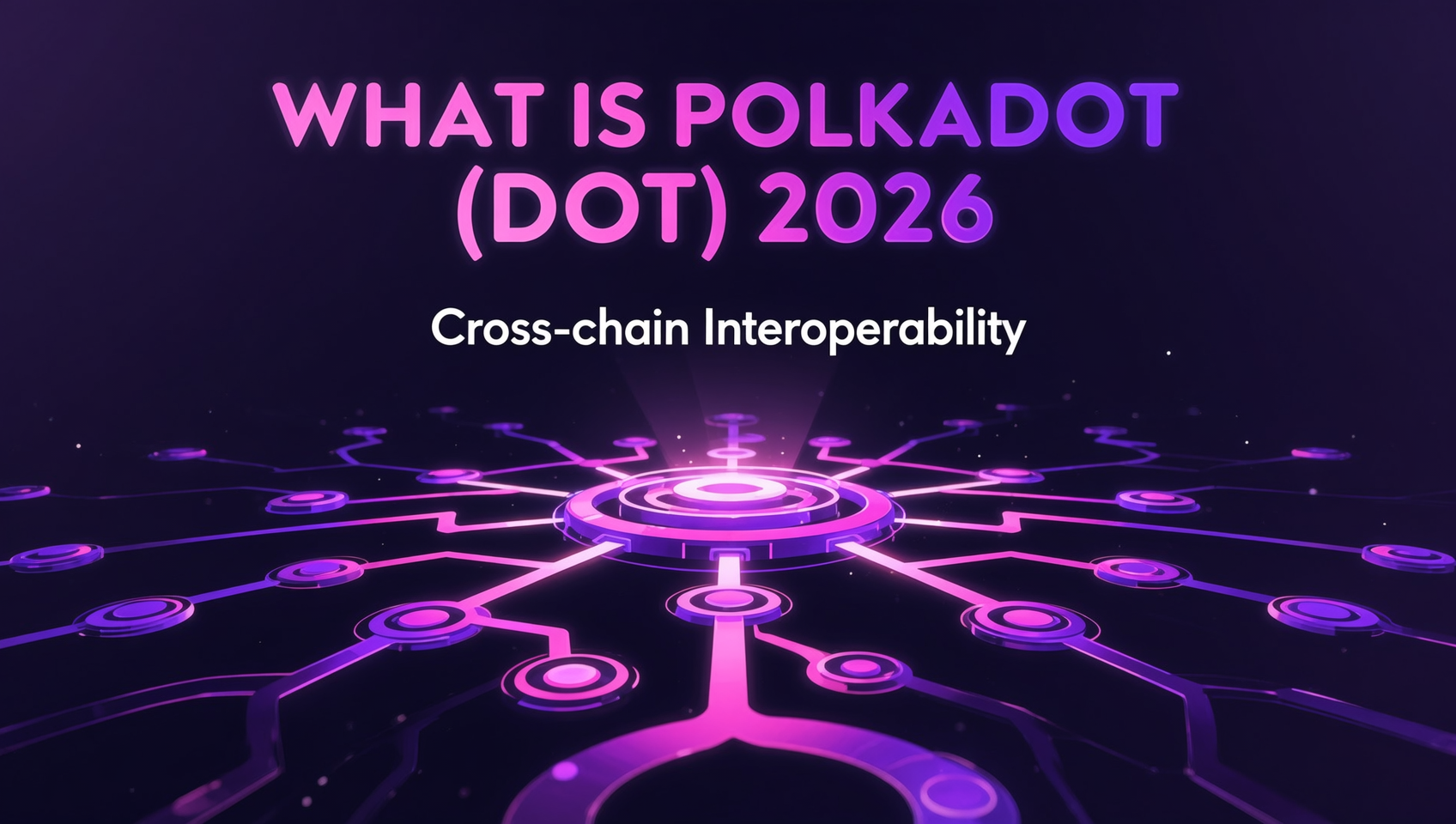 波卡 DOT 是什么？2026 新手完全入门指南（怎么买、中继链与平行链、和以太坊的区别、Polkadot 2.0 一次讲清）