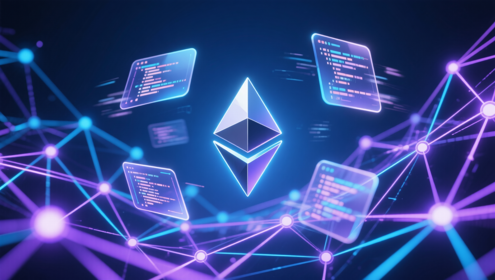 以太坊是什么？2026小白入门完全指南，智能合约、ETH与DApp生态科普封面图