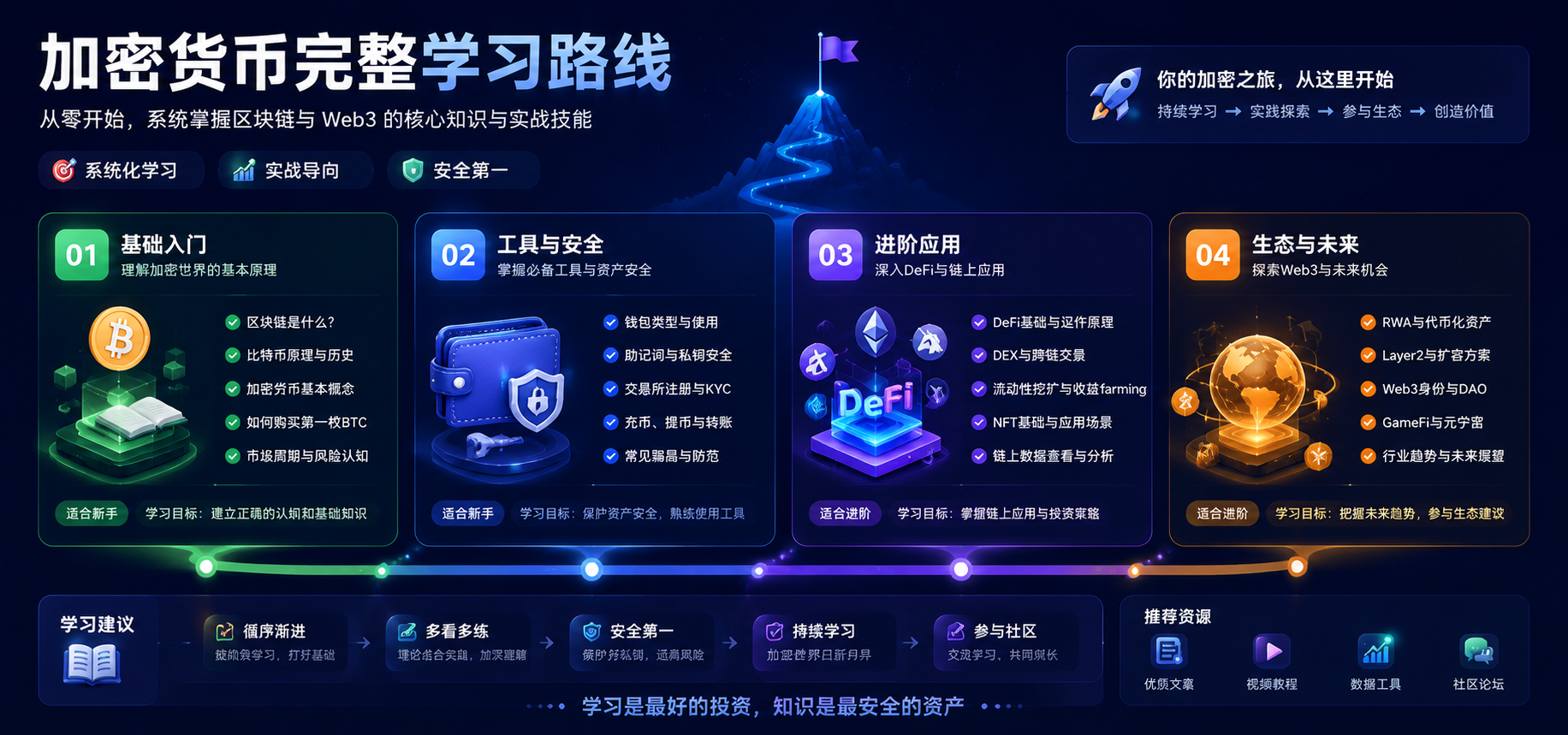 加密货币完整学习路线