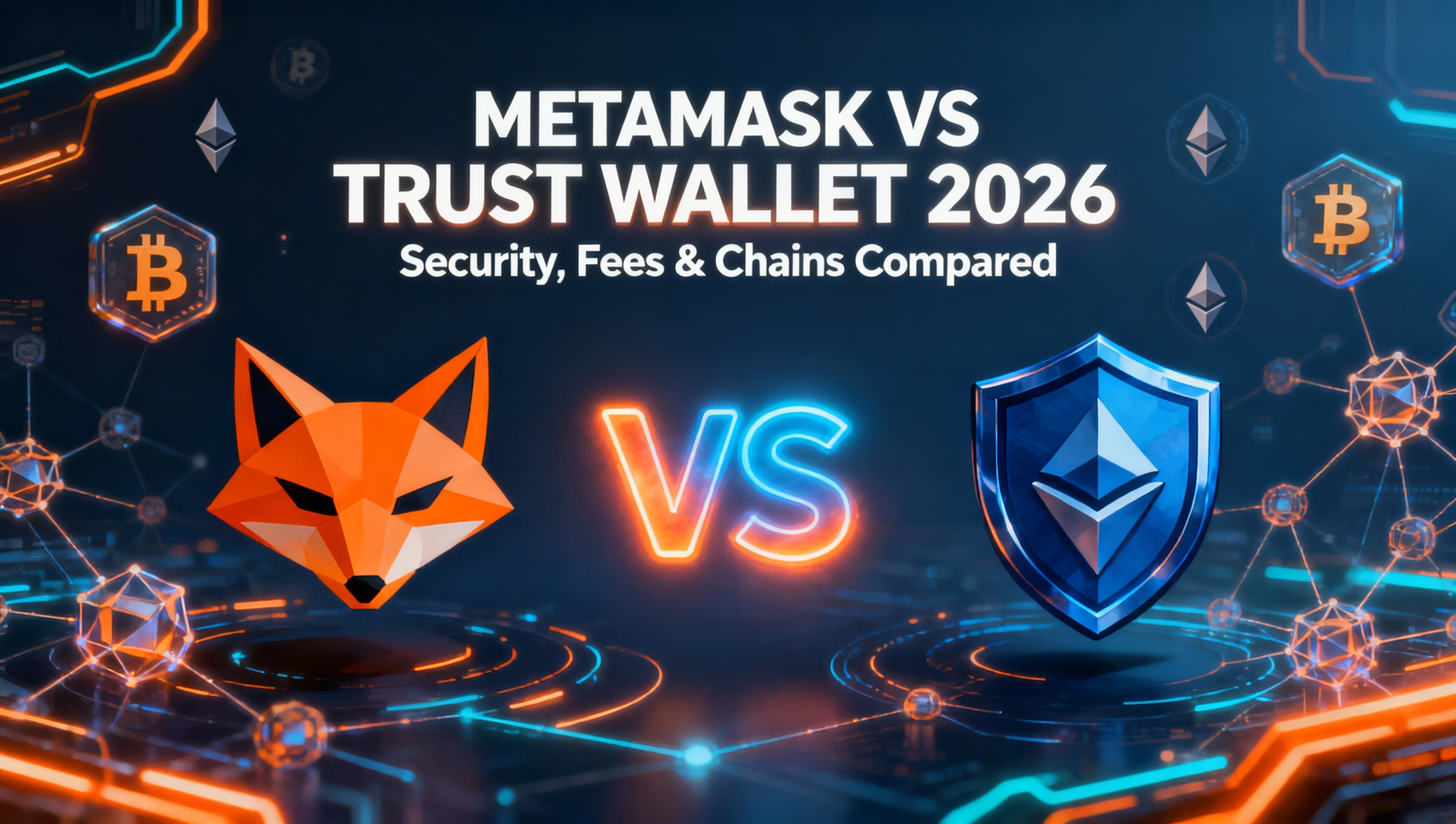 MetaMask vs Trust Wallet 2026 深度对比：小狐狸和币安钱包谁更安全、手续费更低、更适合你（附30秒决策表）