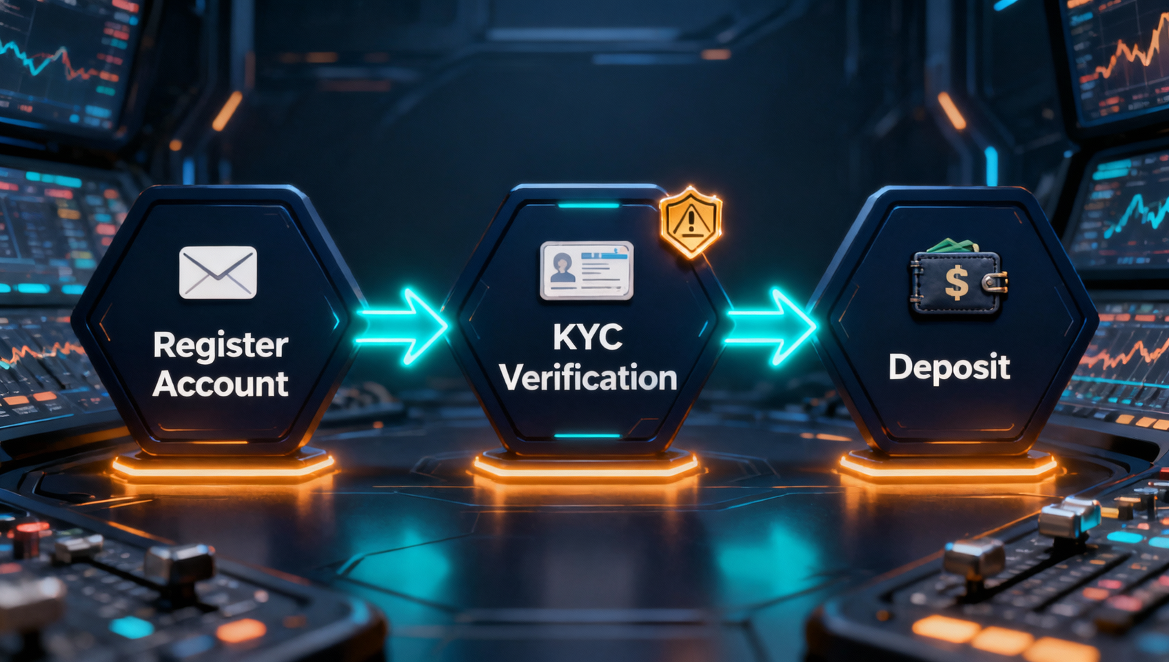 欧意OKX注册避坑：注册账号、KYC实名认证、入金三个步骤的流程，其中KYC是最常见的失败环节