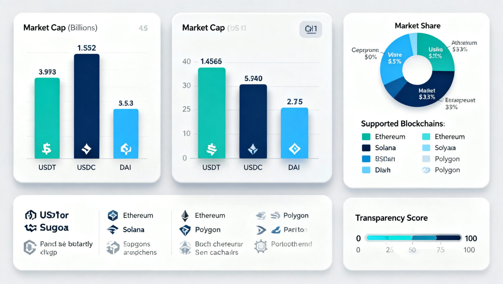 USDT vs USDC vs DAI 全方位数据对比